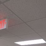 Tegular Drop Ceiling tile #506 Fissured in 15/16 ceiling grid